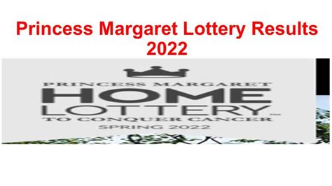 princess margaret lottery phone number